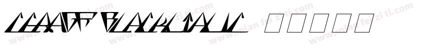 ceraGR Blackltalic字体转换